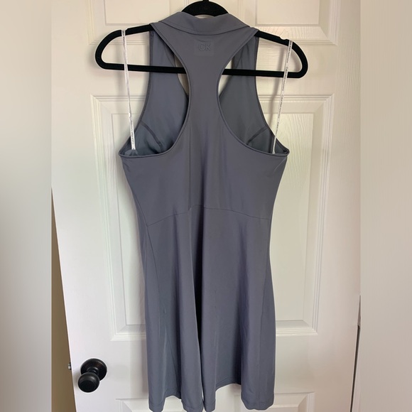 Calvin Klein Performance Grey Sleeveless Collar Dress, size M - Picture 7 of 8